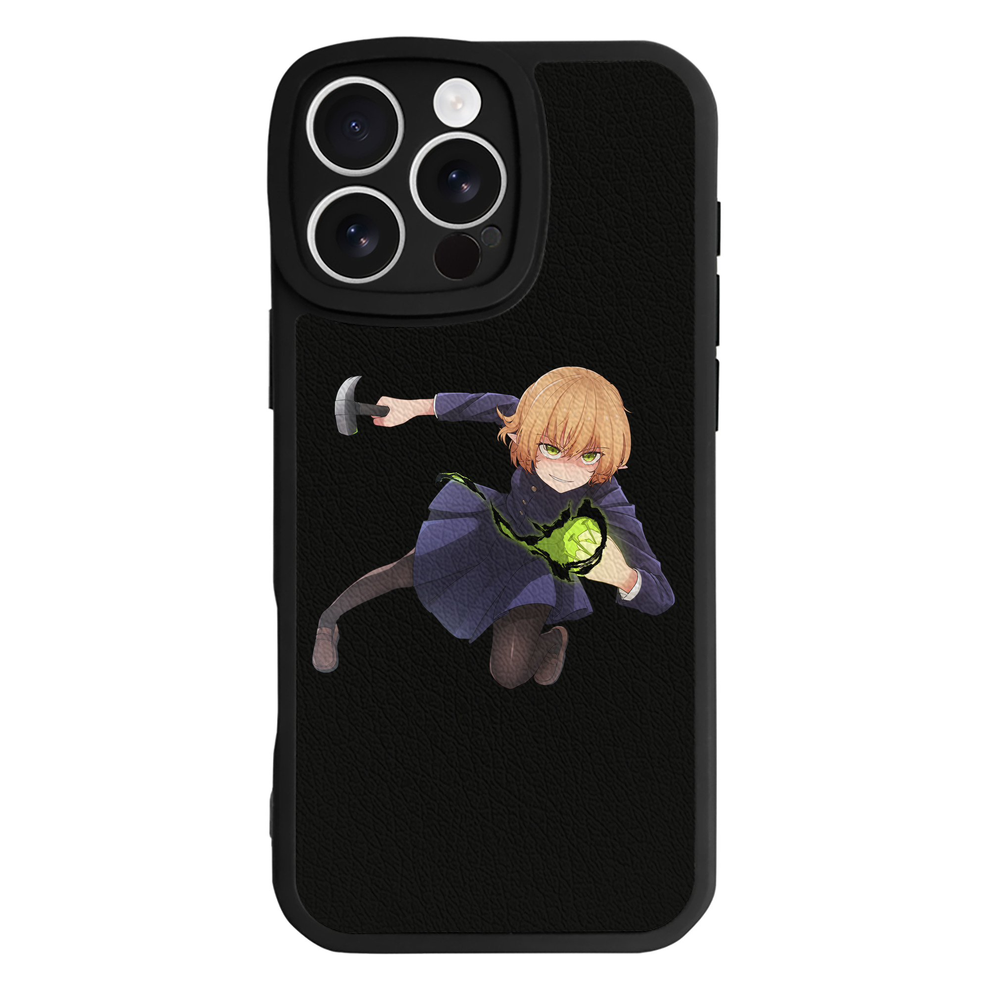 （画像用） 呪術廻戦 Jujutsu Kaisen 【iPhone 16シリーズ対応】シリコンスマホケース（レザー調） 材質：シリコン
